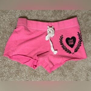 PINK Cozy Shorts Size Small
